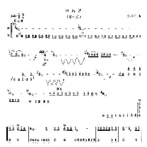 古筝谱 | 湘西情