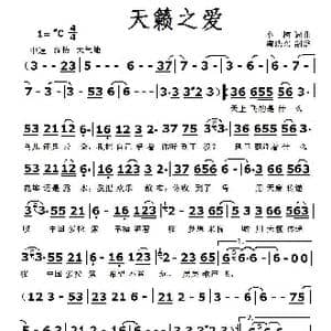 天籁之爱_歌曲简谱_词曲:小柯 小柯