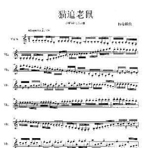 猫追老鼠_歌谱投稿_词曲: 杨会林曲