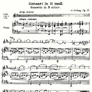 小提琴谱 | 里丁格 Oskar_Rieding b小调小提琴协奏