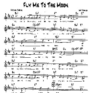 FLY ME TO THE MOON 降B爵士乐谱
