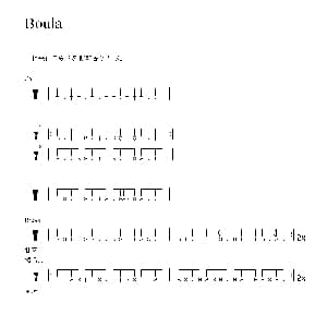 Boula 非洲手鼓谱