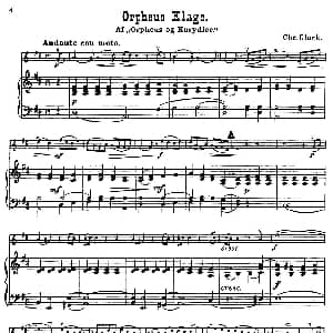 小提琴谱 | Orpheus Klage. 小提琴 钢琴伴奏