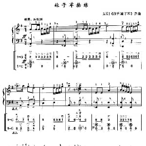 手风琴谱 | 娘子军练操 线简谱对照 带指法版