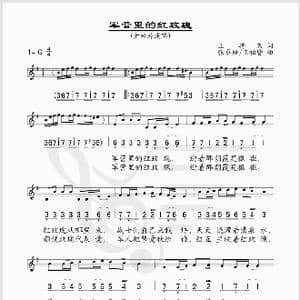 军营里的红玫瑰_歌谱投稿_词曲:王持久 张卓娅 王祖皆