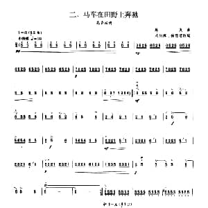 马车在田野上奔驰 板胡曲集第八级