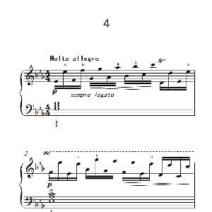 车尔尼钢琴八度练习曲 553 钢琴谱