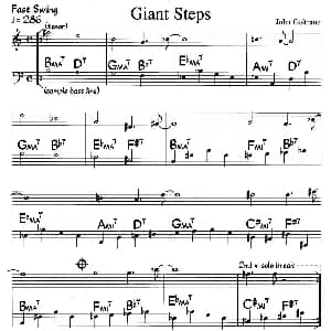 Giant Steps 钢琴谱