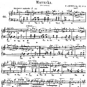 小提琴谱 | Quatre Mazurkas Op.67 Op.4 4首玛祖卡舞曲 4 弗雷德里克 弗朗索瓦 肖邦