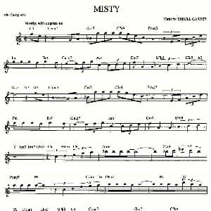 萨克斯谱 | MISTY