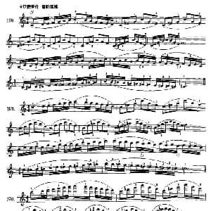 小提琴谱 | 卡尔费来什 音阶选练