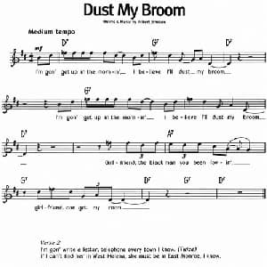 蓝调音乐:Dust My Broom_外国歌谱