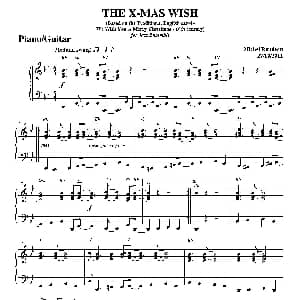THE X MAS WISH 钢琴吉他分谱