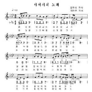 父亲之歌_民歌简谱