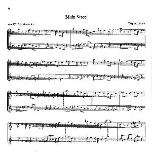 萨克斯谱 | 16首爵士二重奏 Main Street