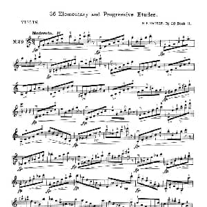 小提琴谱 | 开塞 KAYSER 36首小提琴练习曲之29