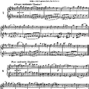 长笛曲谱 | 柯勒40首长笛提高练习曲OP.55 NO.7 NO.8 Kohler 柯勒