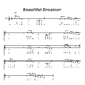口琴谱 | Beautiful Dreamer 美丽的梦神 布鲁斯