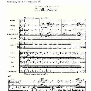 D大调第三交响曲, Op.29 第二乐章