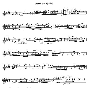 长笛曲谱 | 长笛练习曲 1