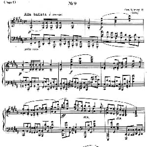 斯克里亚宾12首钢琴练习曲 Op8 钢琴谱 斯克里亚宾