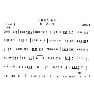 山茶 云南花灯 中国民族民间舞曲选 王俊武