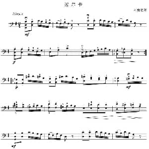 波尔卡 大提琴谱