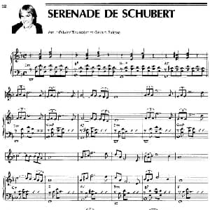SERENADE DE SCHUBERT 钢琴谱