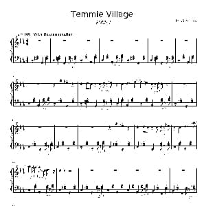 Temmie Village 钢琴谱