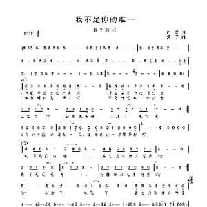 我不是你的唯一_歌谱投稿_词曲:时嘉 杨子