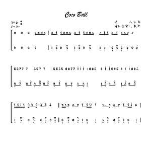 CocoBall_歌曲简谱_词曲:佚名 佚名