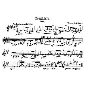 小提琴谱 | Preghiera.