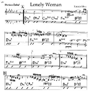 Lonely Woman 钢琴谱