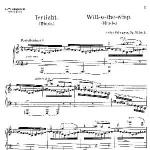 4 Sketches Op.35 钢琴谱 塞林姆 帕姆格伦