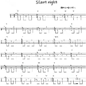 Silent Night 吉他谱