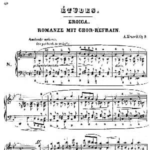 Douze Etudes de Salon Op.5 钢琴谱 阿道夫 冯 亨赛尔特
