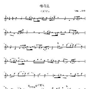 梅花泪_歌谱投稿