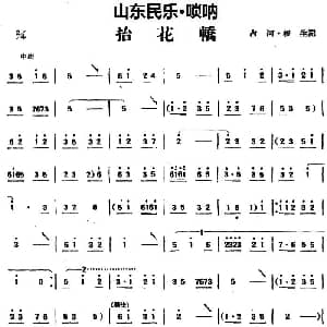 抬花轿 山东民乐 唢呐 占河 根生记谱
