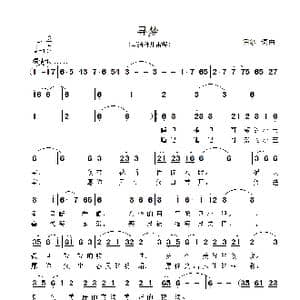 寻梦_歌曲简谱_词曲:雷渡 雷渡