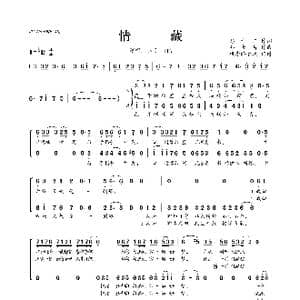 情藏_歌曲简谱_词曲:息十二 邓大片