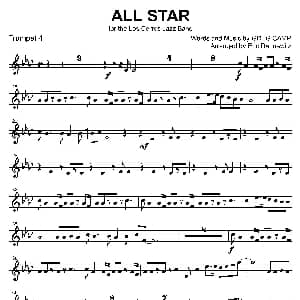ALL STAR 4支小号分谱