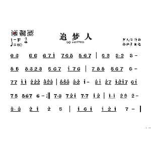 追梦人_歌谱投稿_词曲: 罗大佑