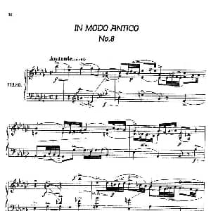 24 Characteristic Pieces Op.36 钢琴谱 安东 斯捷潘诺维奇 阿连斯基