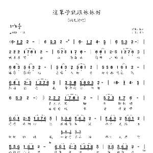 这辈子就跟妹妹好_歌曲简谱_词曲:梅娃 梅娃