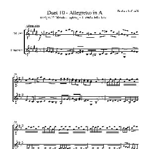 Metodo Completo Op.27 3 吉他谱 卡鲁里 Ferdinando Carulli