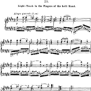 50首车尔尼Op.740钢琴手指灵巧技术练习曲 钢琴谱 车尔尼