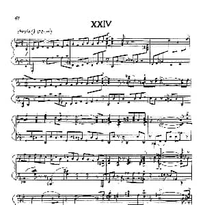 24 Preludes Op.53 钢琴谱 尼古拉 凯帕斯汀