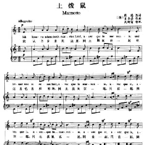 土拨鼠 德国 _外国歌谱_词曲: 德 歌德 原诗 德 贝多芬曲 吴新富译配