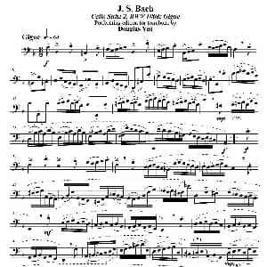 Douglas Yeo Gigue 吉格舞曲 低音长号 J S 巴赫