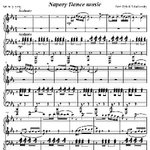 拿波里舞曲 钢琴谱